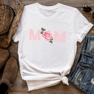Schöne Rose Mama Muttertag T-Shirt