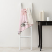 Schöne Rose mit Blumenmotiv