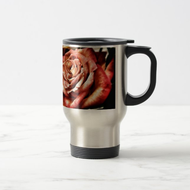 Schöne Rose Reisebecher (Rechts)