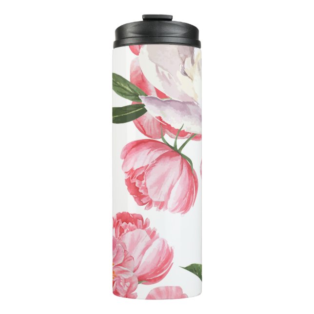 Schöne Rose Thermosbecher (Vorderseite)
