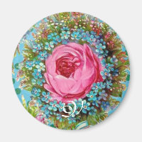 SCHÖNE ROSE UND BLUE BLUES Monogramm