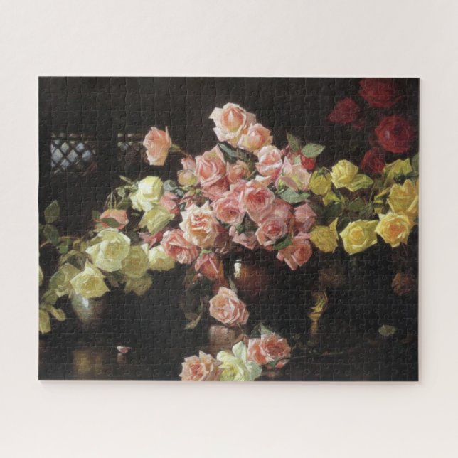 Schöne Rose (von Joseph DeCamp) Puzzle (Horizontal)