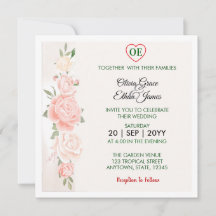 Schöne Rosen Florale Hochzeit