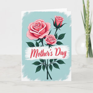 Schöne Rosen Muttertagskarte Karte