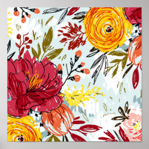 Schöne Rosen Poster