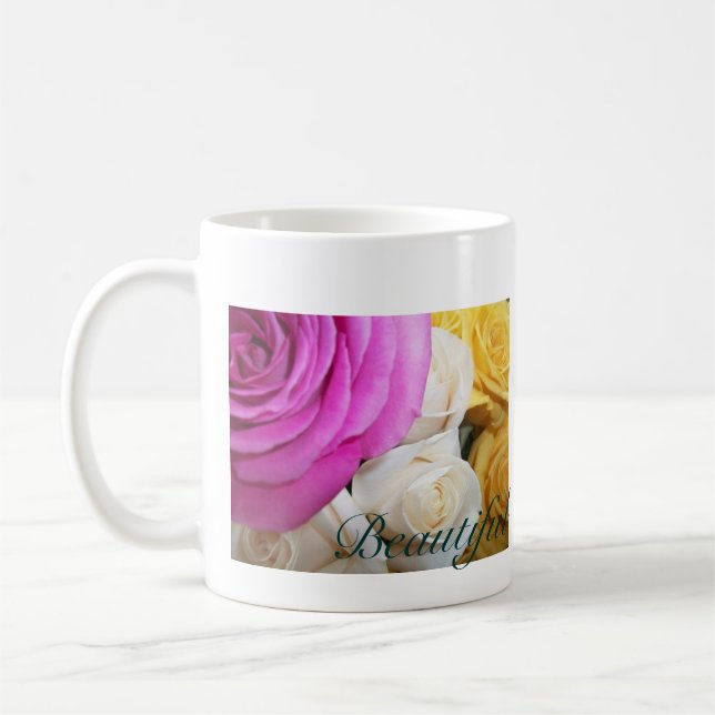 Schöne Rosen-Tasse Tasse (Links)
