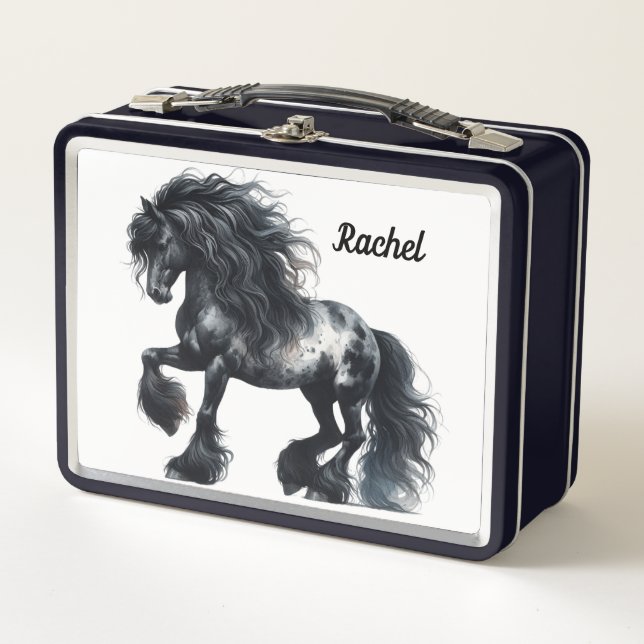 Schöne Ross Metal Lunch Box (Vorderseite)
