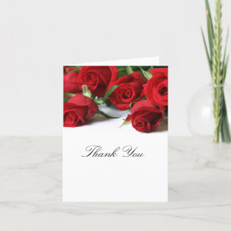 Schöne Rote Rosen Danke Karte