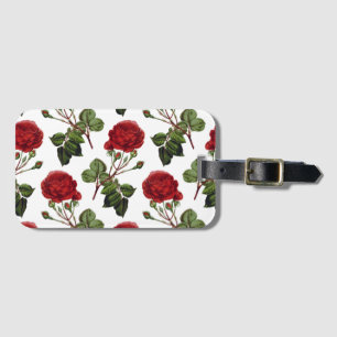Schöne rote Rosen Gepäckanhänger