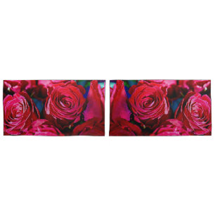 Schöne Rote Rosen Kissenbezug