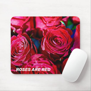 Schöne Rote Rosen Mousepad