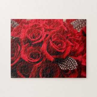 Schöne Rote Rosen Puzzle