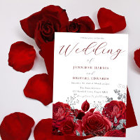 Schöne Rote Rosen & Silberhochzeit