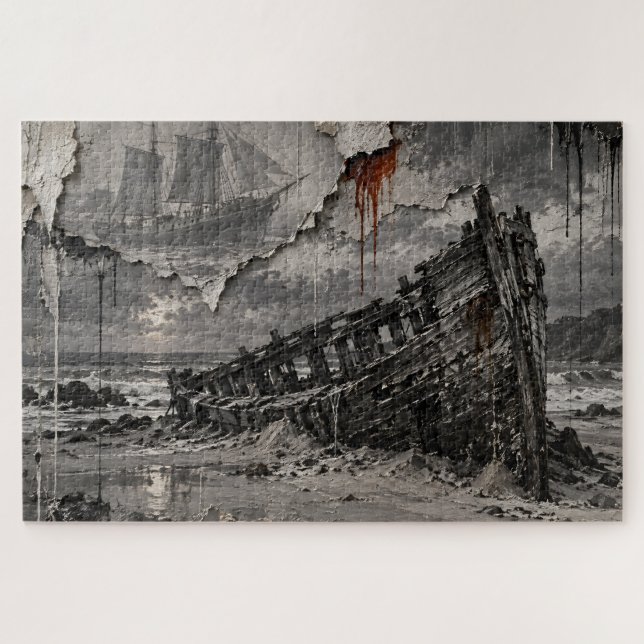 Schöne Ruine Puzzle (Horizontal)