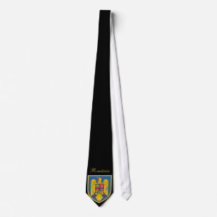 Schöne Rumänien-Flagge Krawatte