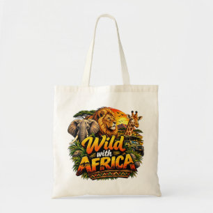 Schöne Safari-Geschenk-Wild-Afrika-Tragetasche Tragetasche