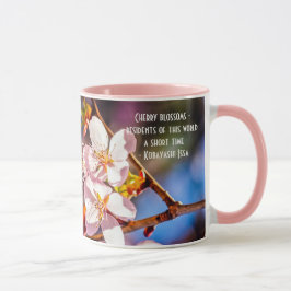 Schöne Sakura-Blüten Tasse
