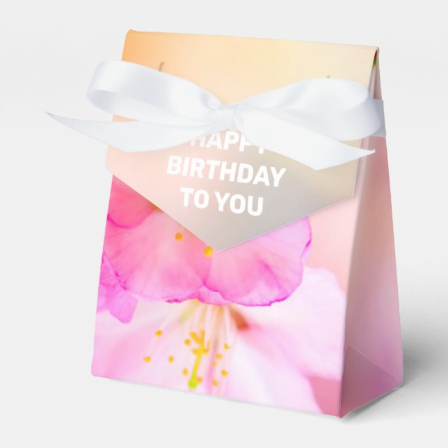 Schöne Sakura Kirschblüten Geschenkschachtel (Vorderseite)