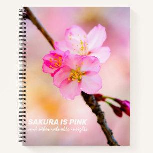 Schöne Sakura Kirschblüten Notizbuch