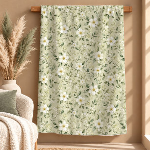 Schöne Salbei-Wasserfarbe Florale Garten-Heimat Bl Sherpadecke