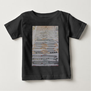 Schöne Sammlung von Diamind Jewels Herzdesign Baby T-shirt
