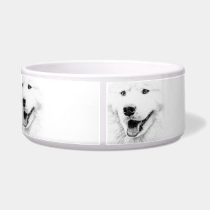 Schöne Samoyedhundekunst Napf