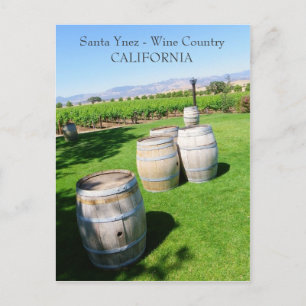 Schöne Santa Ynez Postcard! Postkarte