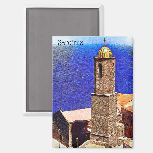 Schöne Sardinien italienische Insel Mittelmeer Magnet