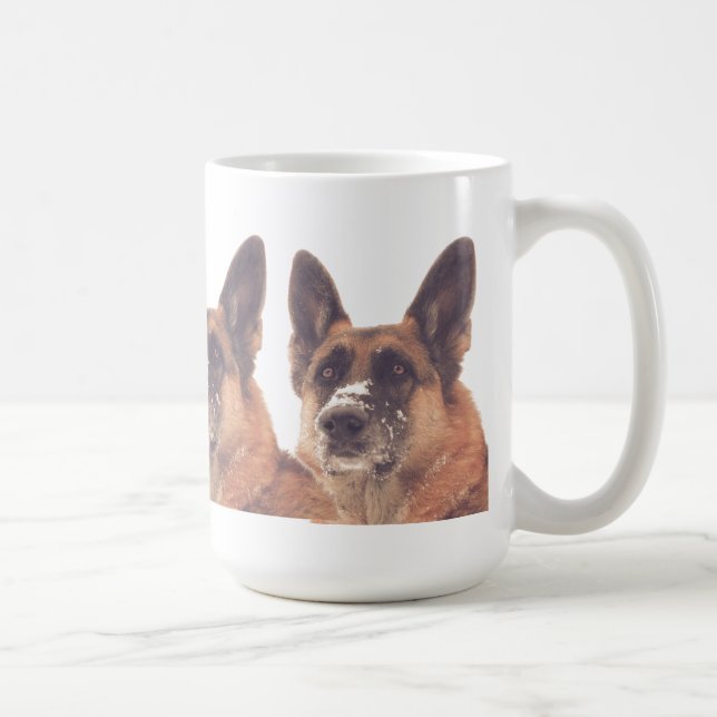 Schöne Schäferhund-Kaffee-Tasse Tasse (Rechts)