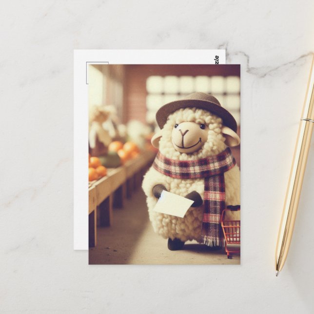 Schöne Schafshäuser Postkarte (Vorderseite/Rückseite Beispiel)