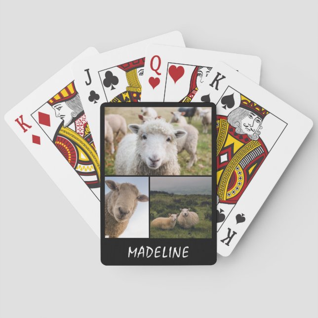 Schöne Schafskollektoren Spielkarten (Rückseite)