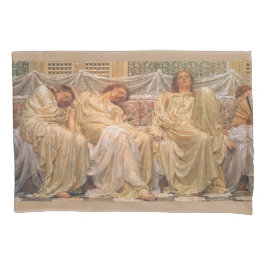 Schöne Schläfchenfrauen (Träume) (Vintage Kunst) Kissenbezug