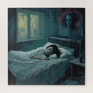 Schöne Schlafmädchen Träume Puzzle