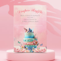 Schöne Schmetterlinge Twins Baby Diaper Raffle