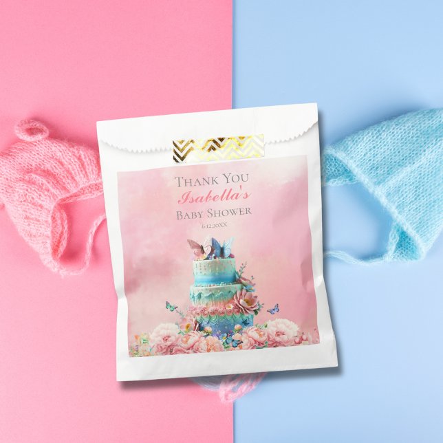 Schöne Schmetterlinge Twins Baby Dusche Geschenktütchen (Von Creator hochgeladen)