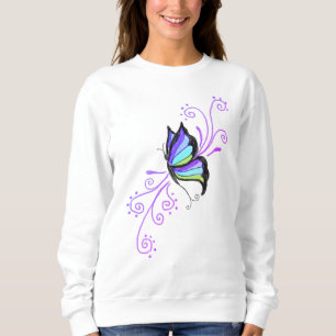Schöne Schmetterlings-Abstrakte Kunst zum Tragen Sweatshirt