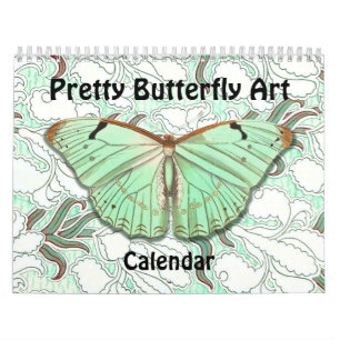 Schöne Schmetterlings-Kunst-Kalender Schmetterling Kalender