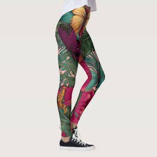 Schöne Schmetterlings-Tarnmuster-Themen-Gym-Yoga Leggings