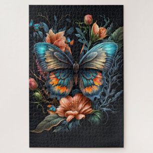Schöne Schmetterlingsillustration Puzzle