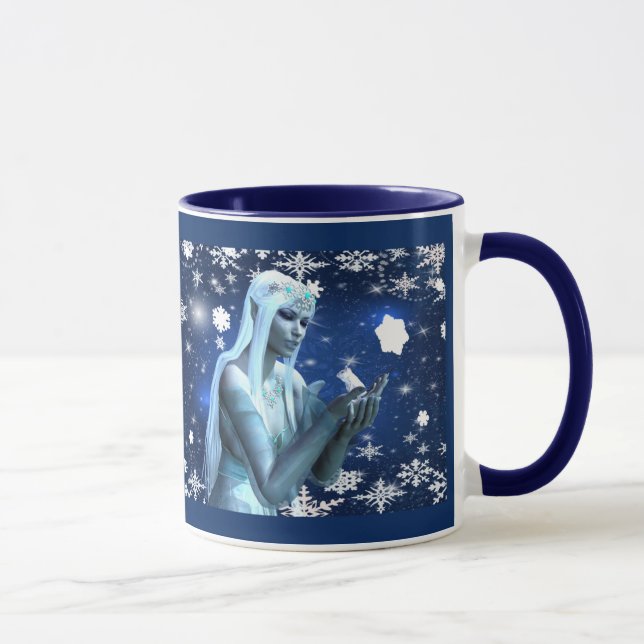 Schöne Schneekönigin Tasse (Rechts)
