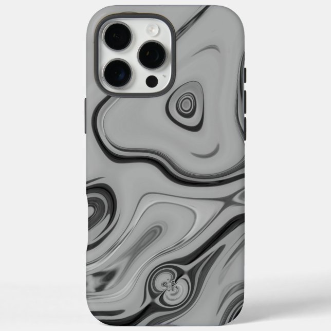 Schöne, schöne ash graue Textur Farbkunst drucken Case-Mate iPhone Hülle (Rückseite)