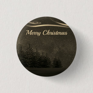 Schöne, schöne Funkelnd Weihnachten Button