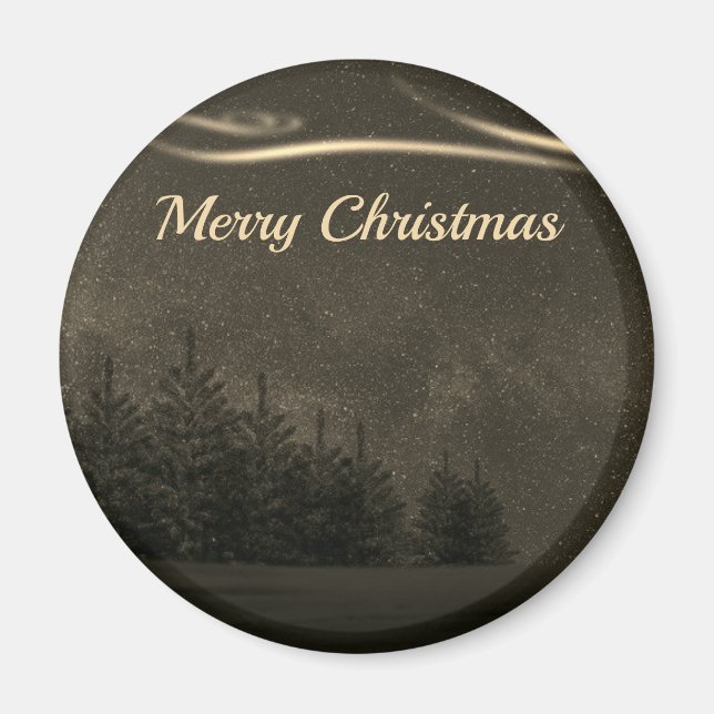 Schöne, schöne Funkelnd Weihnachten Magnet (Vorne)
