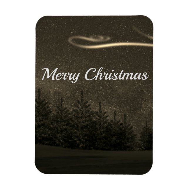Schöne, schöne Funkelnd Weihnachten Magnet (Vertikal)