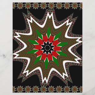 Schöne schöne Kenya Kulturmotif Geometrie