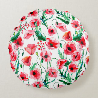 Schöne schöne Sommer Herbstkräuterfalle Rundes Kissen