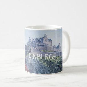 Schöne schottische Burg Edinburgh Castle Kaffeetasse