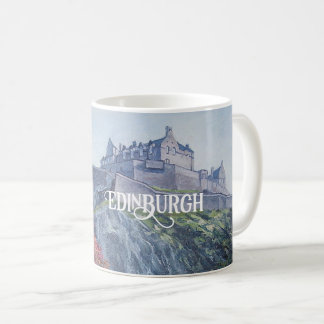 Schöne schottische Burg Edinburgh Castle Kaffeetasse