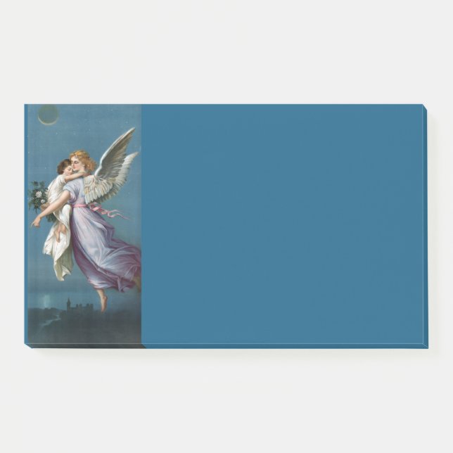 Schöne Schutzengel-Malerei Post-it Klebezettel (Vorderseite)