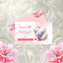 Schöne Schwan Floral Baby Dusche Windelwanne Winde